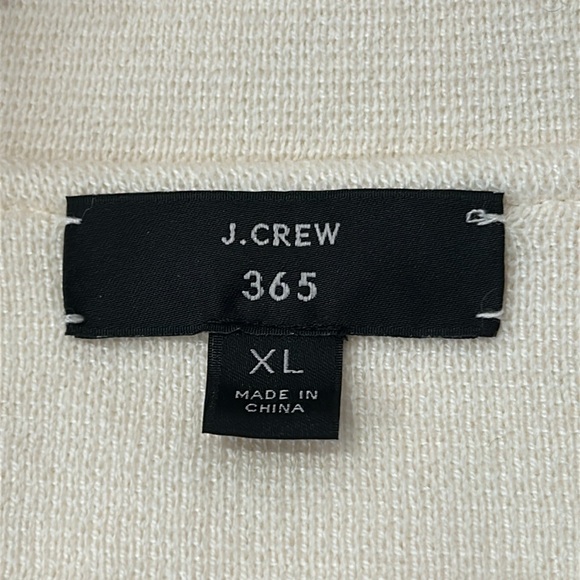 J. Crew 365 Sophie Open Front Sweater Blazer in Cream - Size XL - Picture 11 of 13